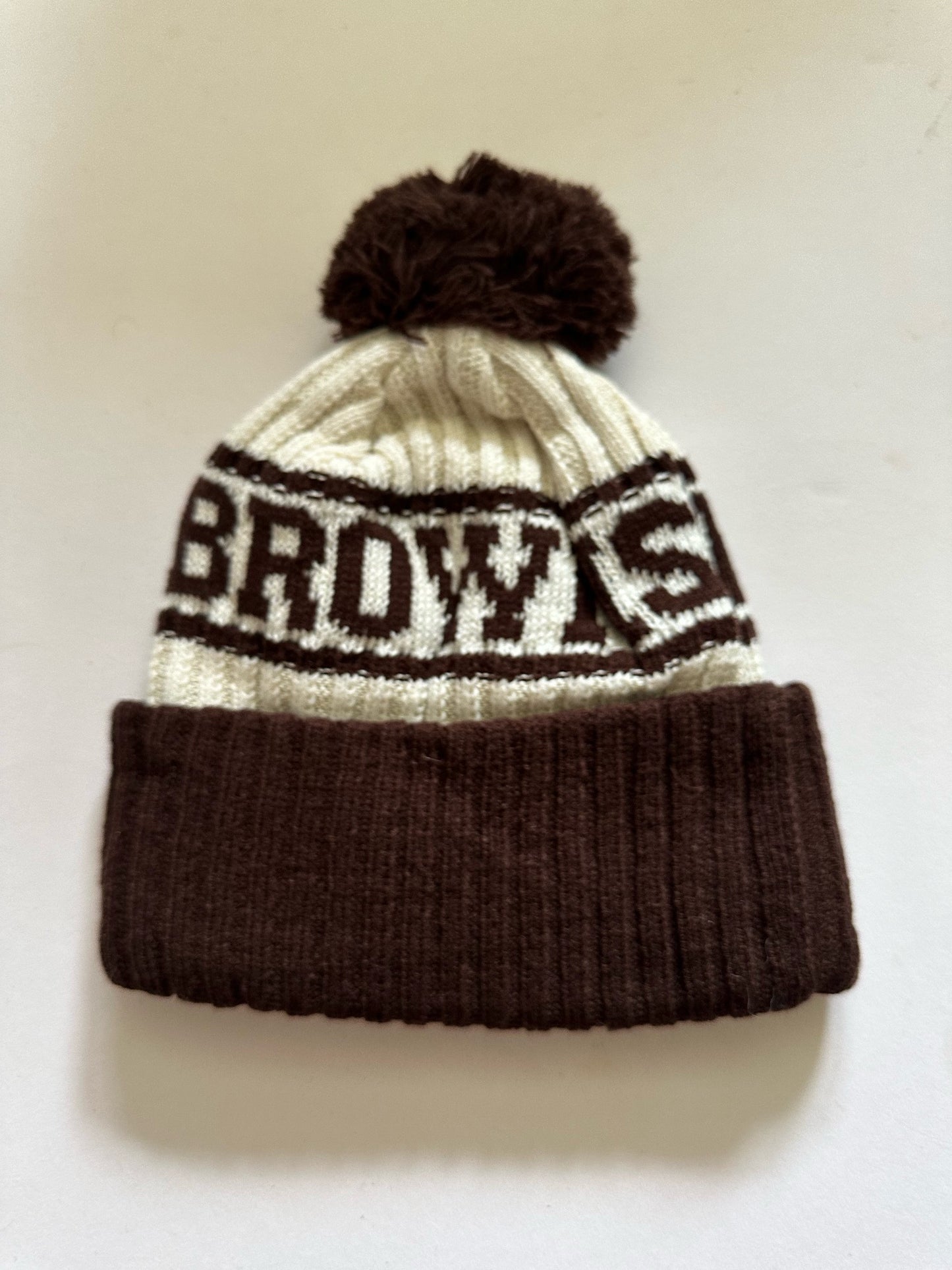 Cleveland Browns NFL Bobble Beanie Multi Colour With Tags on