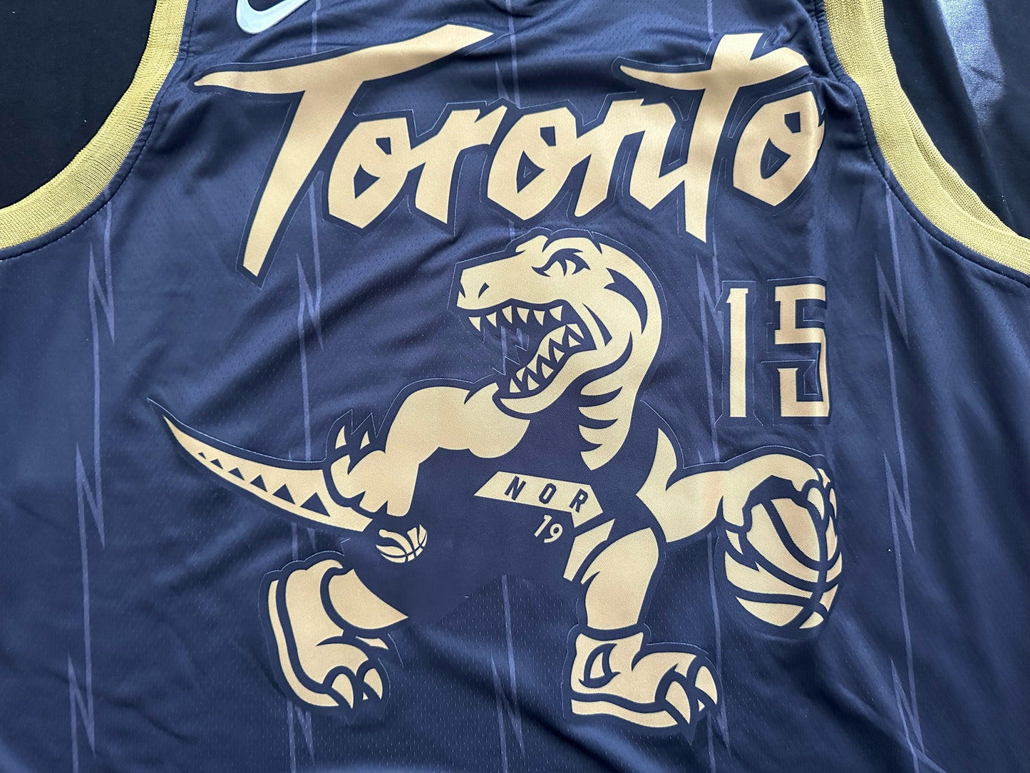 Retro Throwback Toronto Raptors Carter Basketball Vest Large