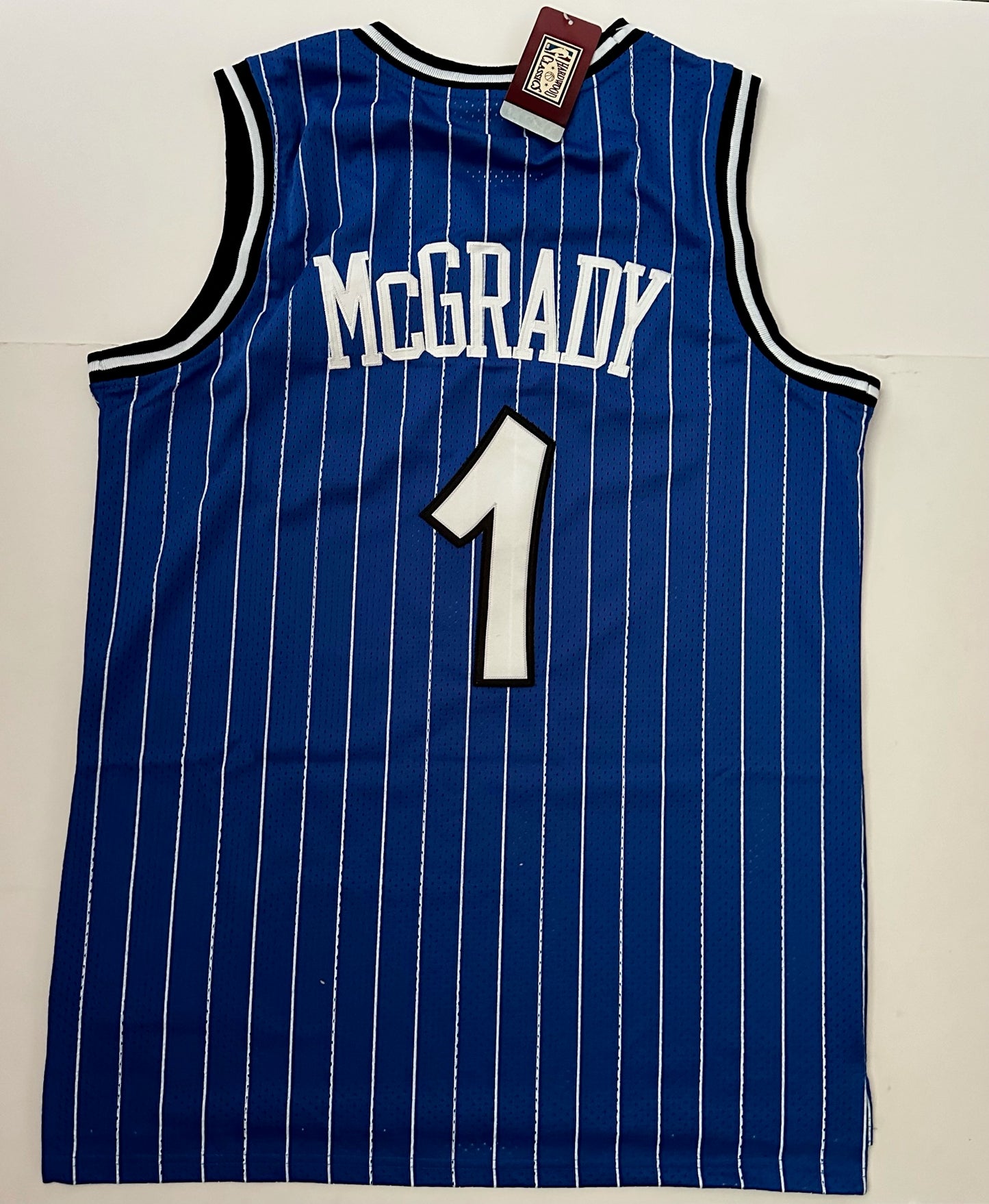 Orlando Magic NBA Hardwood Classics Basketball Vest Large McGrady 1 Blue