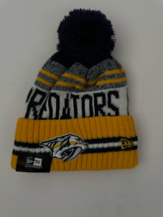 Nashville Predators NHL Bobble Beanie Multi Colour With Tags on