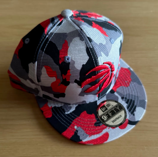 Toronto Raptors NBA SnapBack Camo Baseball Cap Multicolour New With Sticker