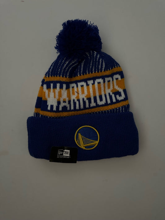 Golden State Warriors NBA Bobble Beanie Multi Colour With Tags on