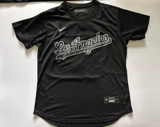 Los Angeles LA Dodgers MLB Baseball Shirt Large Betts 50 Black