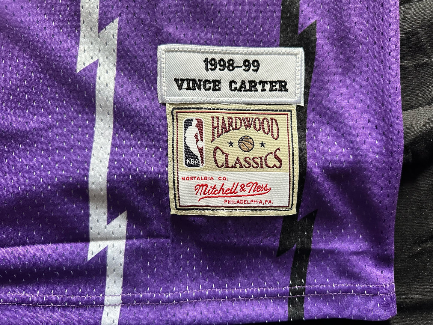 Retro Hardwood Classics Toronto Raptors Carter Basketball Vest Large