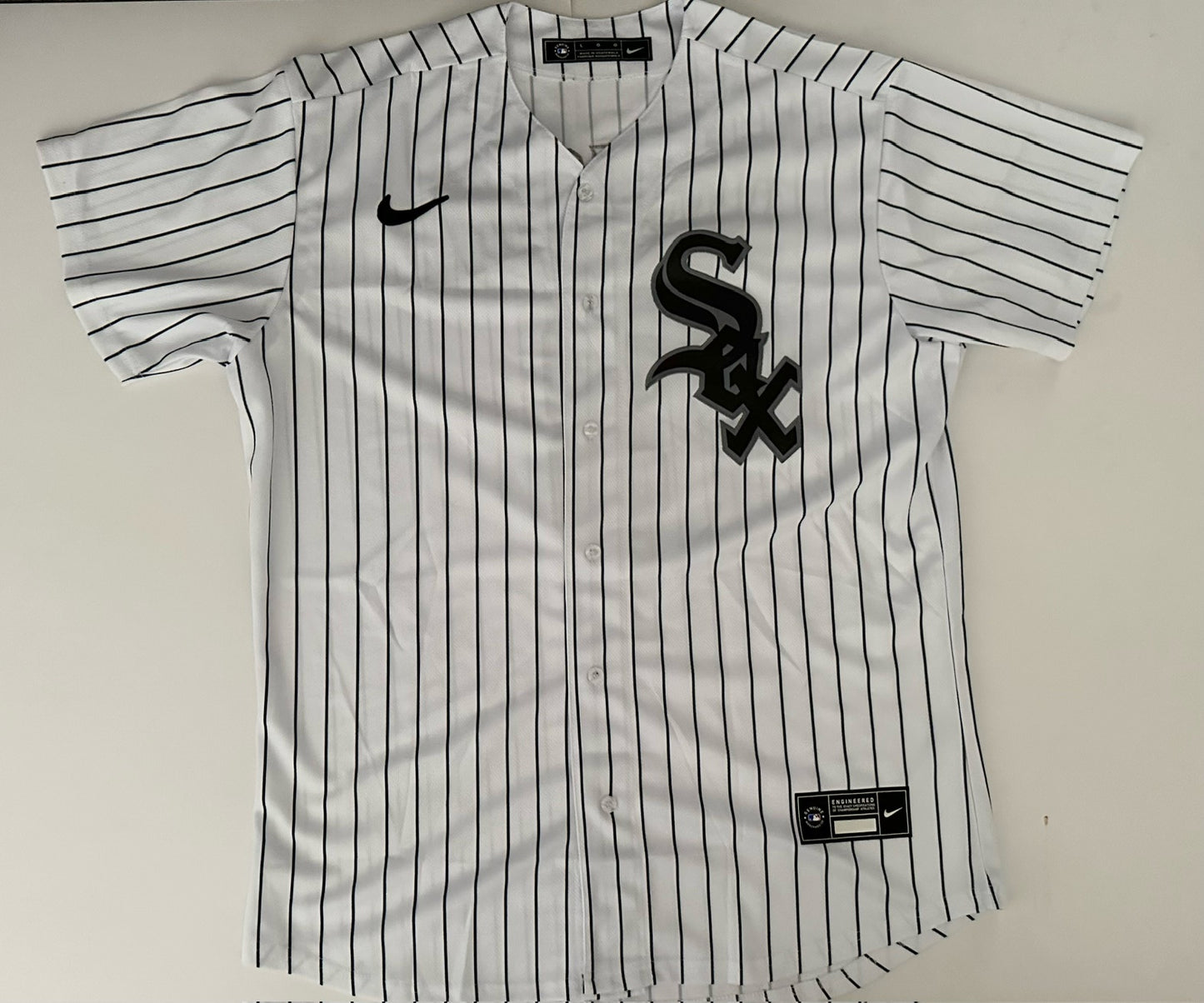 Chicago White Sox MLB Baseball Shirt Large Jackson 8 White