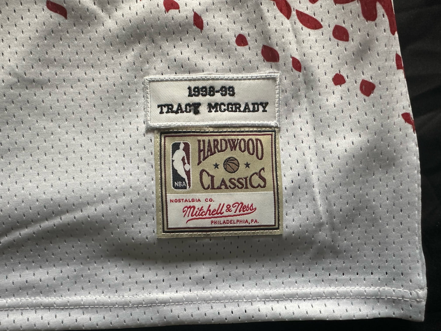 Retro Hardwood Classics Toronto Raptors McGrady Basketball Vest Large