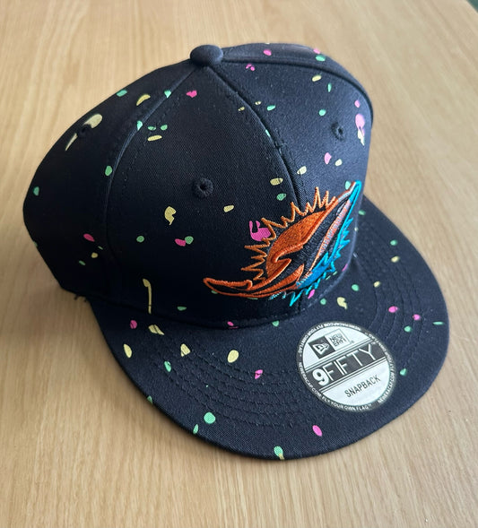 Miami Dolphins NFL SnapBack Baseball Cap Multicolour New With Sticker