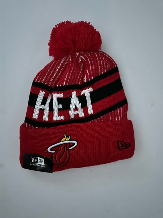Miami Heat NBA Bobble Beanie Multi Colour With Tags on