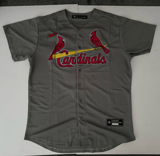 St Louis Cardinals MLB Baseball Shirt Large Molina 4 Grey