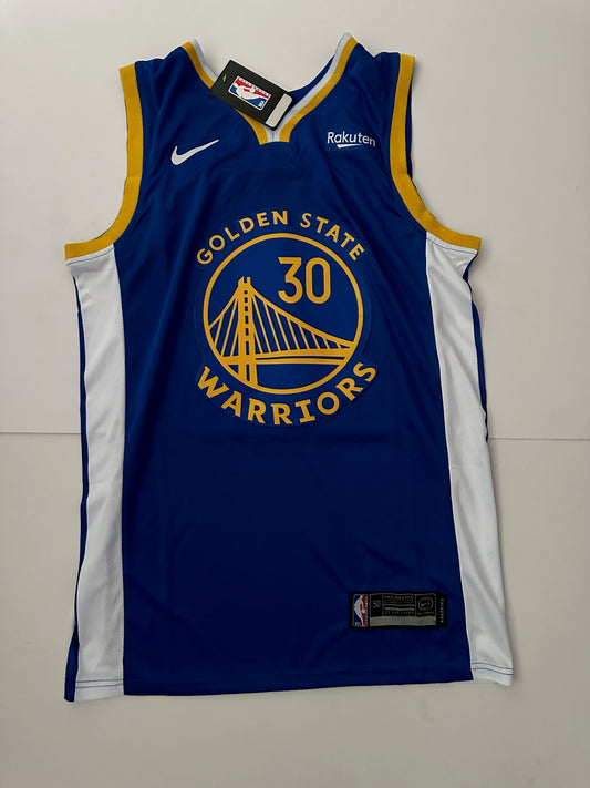 Golden State Warriors NBA Basketball Vest Large Curry 30 Blue