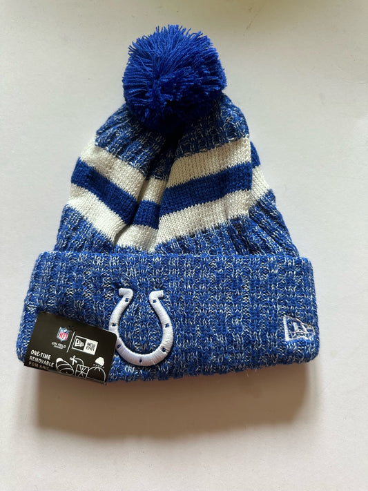 Indianapolis Colts NFL Bobble Beanie Multi Colour With Tags on