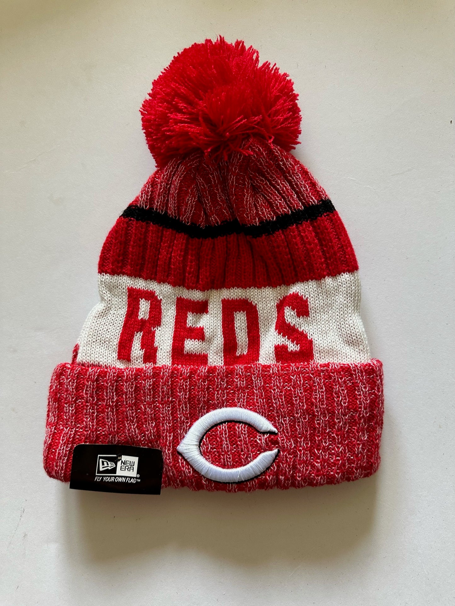 Cincinnati Reds MLB Bobble Beanie Multi Colour With Tags on