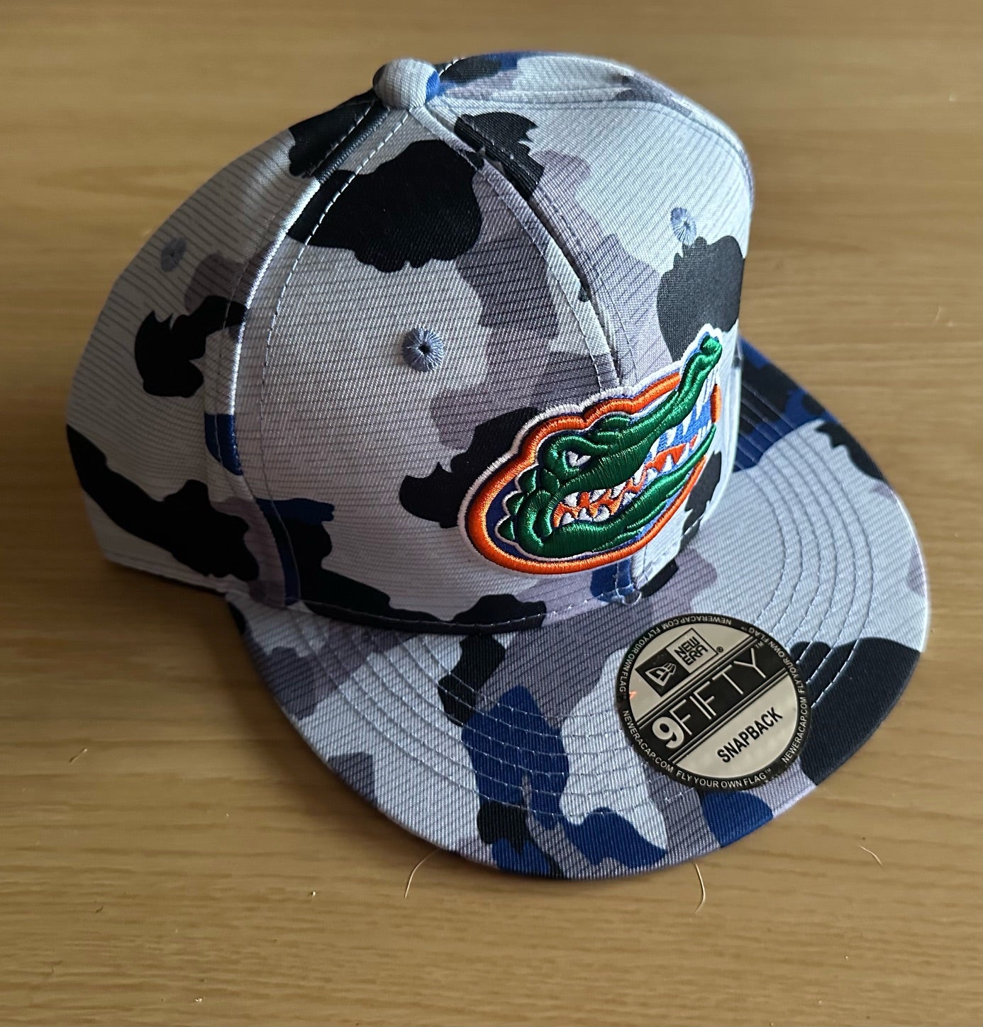 Florida Gators  NCAA SnapBack Camo Baseball Cap Multicolour New With Sticker