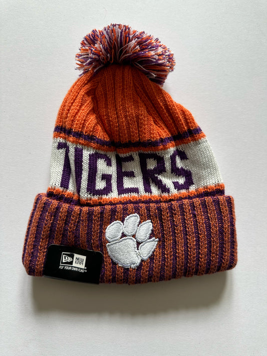 Clemson Tigers NCAA Bobble Beanie Multi Colour Tags on