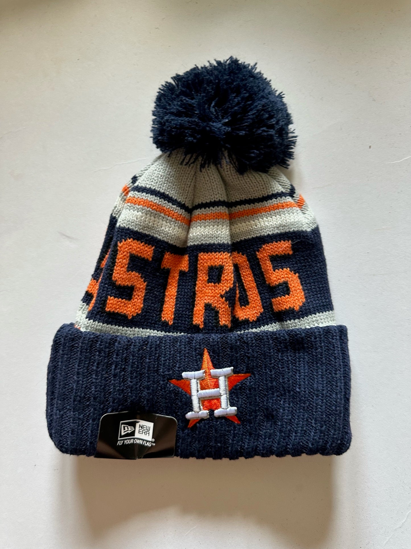 Houston Astros MLB Bobble Beanie Multi Colour With Tags on