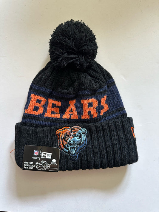 Chicago Bears NFL Bobble Beanie Multi Colour With Tags on