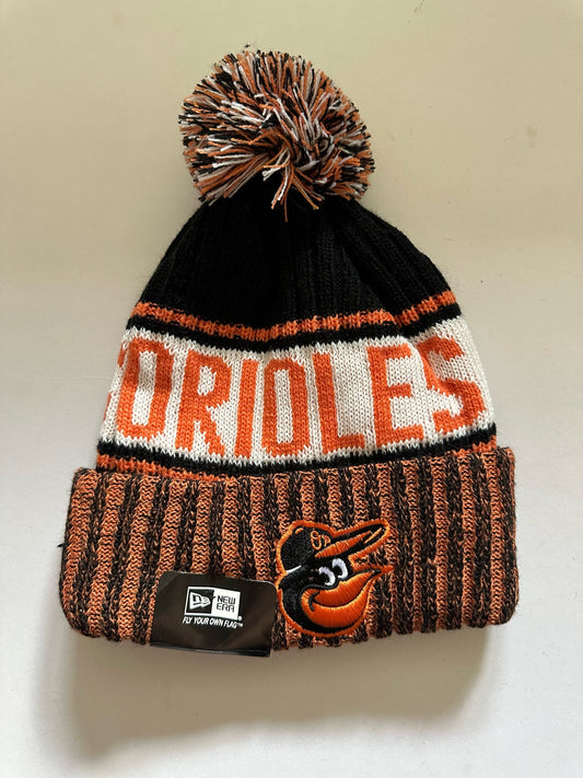 Baltimore Orioles MLB Bobble Beanie Multi Colour With Tags on