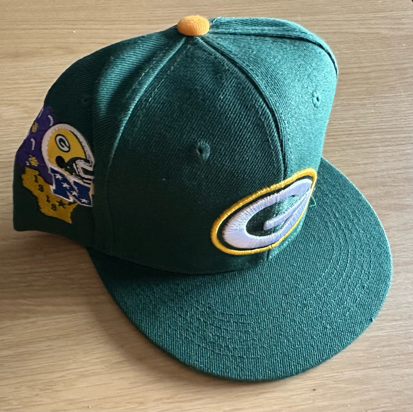 Green Bay Packers NFL SnapBack Baseball Cap Multicolour New With Sticker