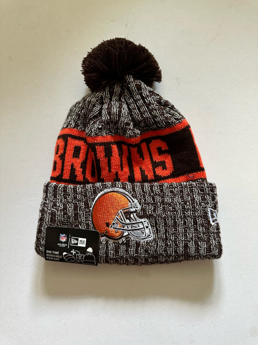Cleveland Browns NFL Bobble Beanie Multi Colour With Tags on