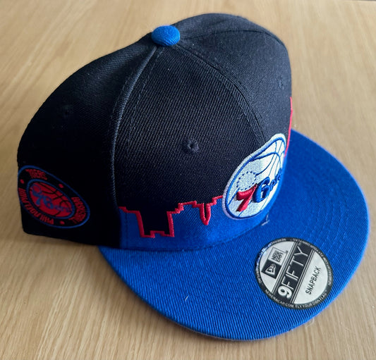 Philadelphia 76ers NBA SnapBack Baseball Cap Multicolour New With Sticker