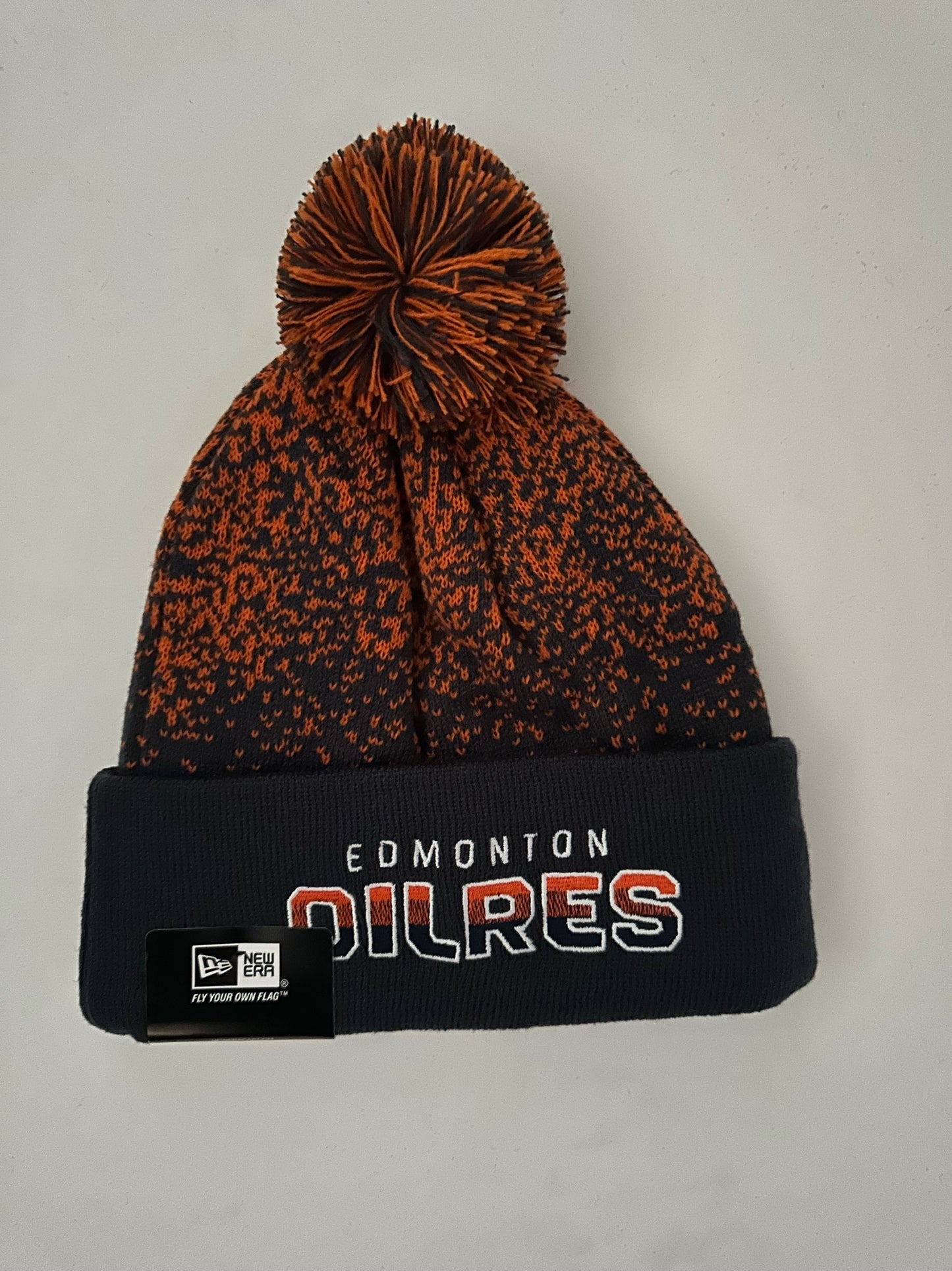 Edmonton Oilers NHL Bobble Beanie Multi Colour With Tags on