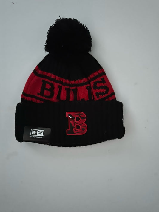 Chicago Bulls NBA Bobble Beanie Multi Colour With Tags on