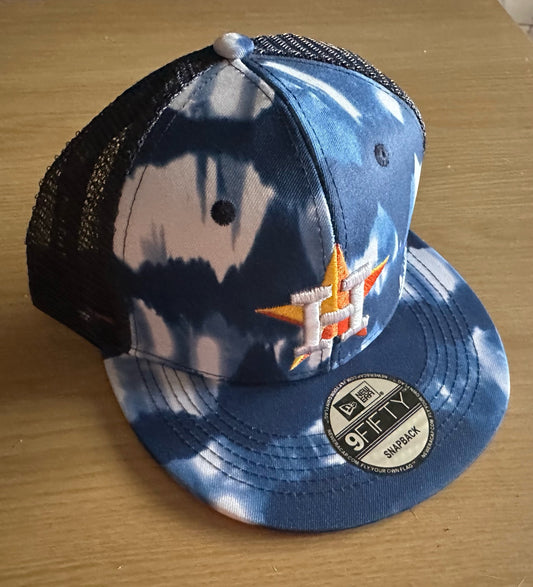 Houston Astros MLB SnapBack Camo Baseball Cap Multicolour New With Sticker