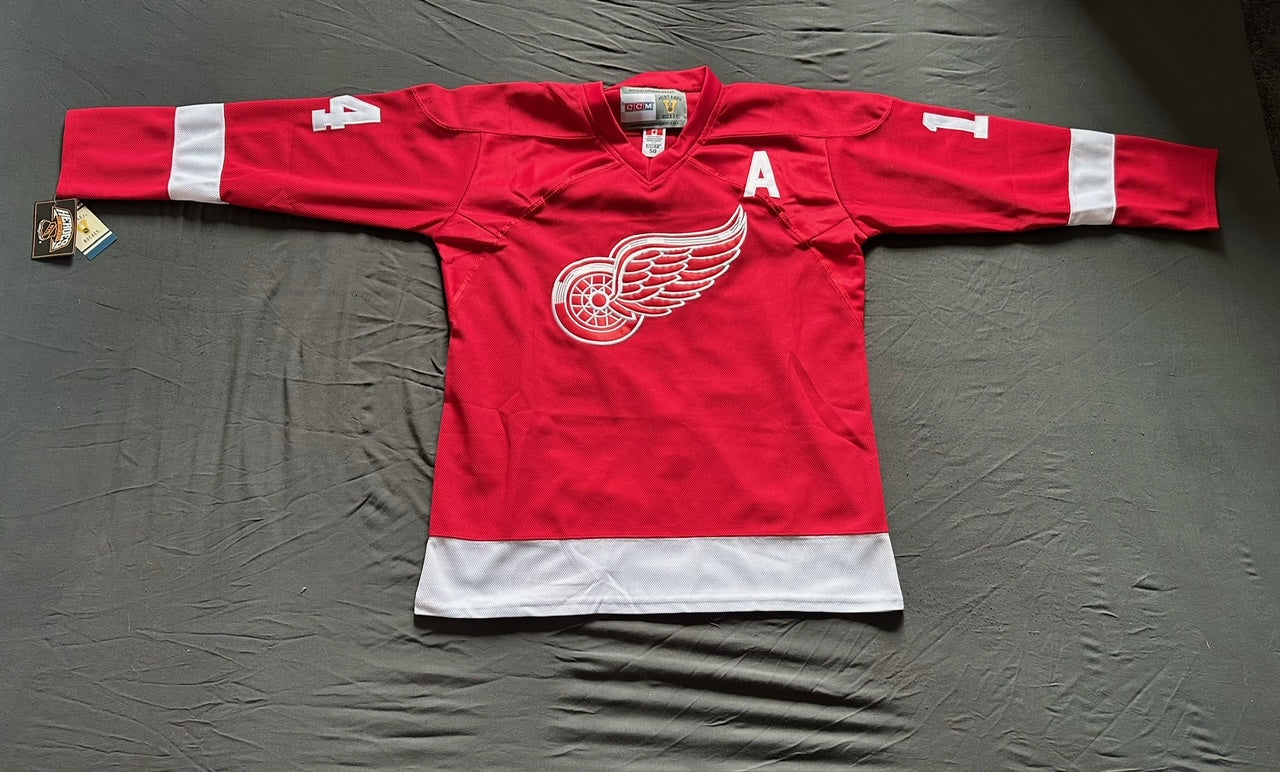 CCM Detroit Red Wings Shanahan Hockey Shirt Large