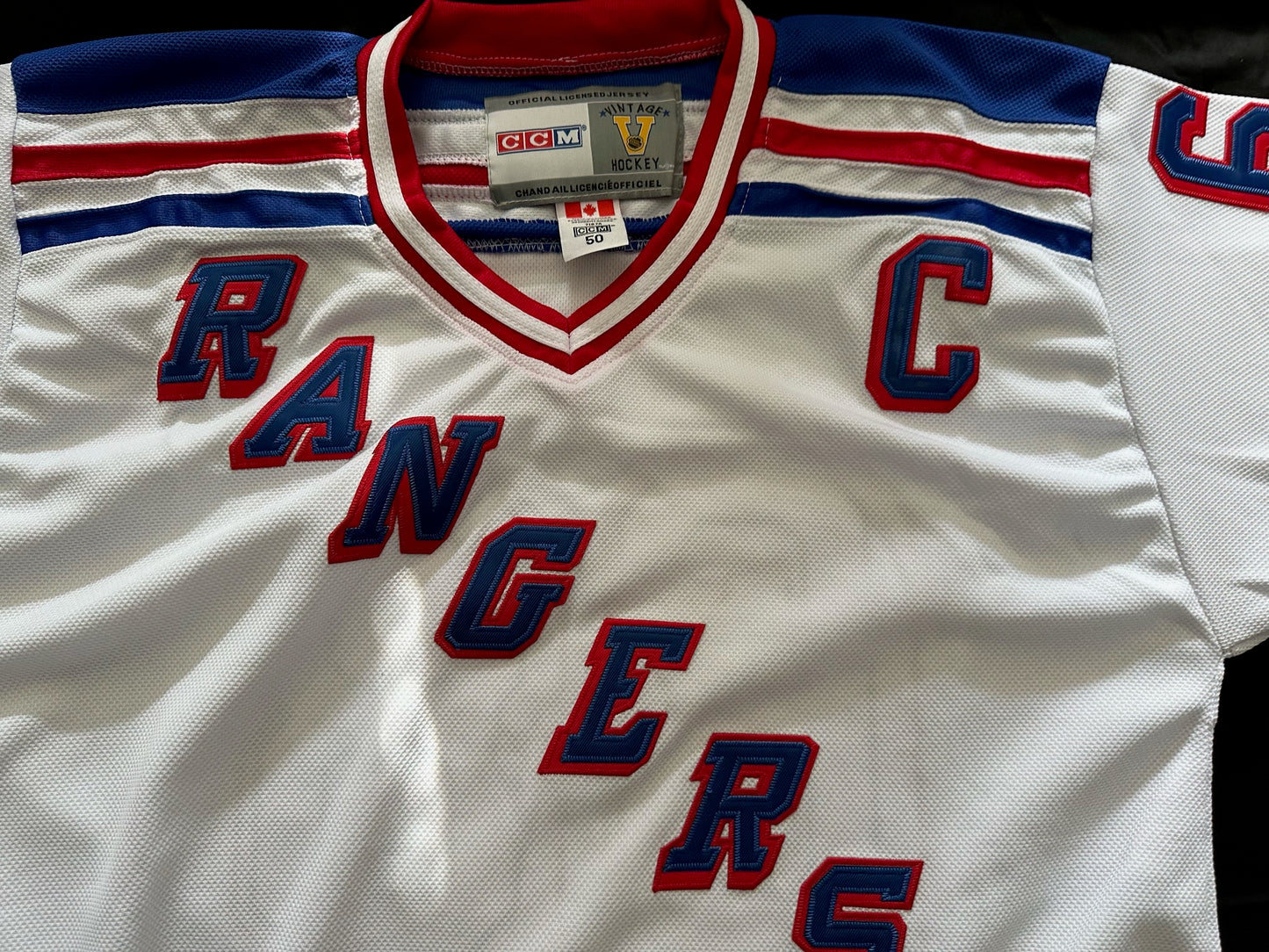 CCM New York Rangers Jagr Hockey Shirt Large
