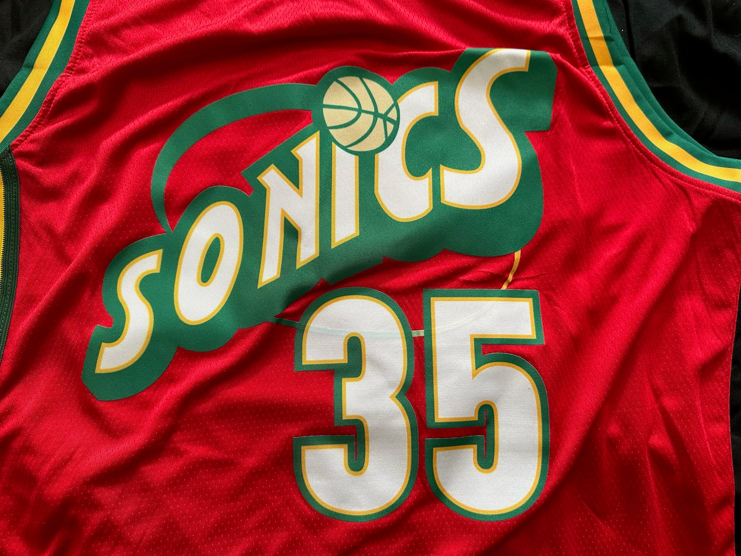 Retro Hardwood Classics Seattle Supersonics Durant Basketball Vest Large