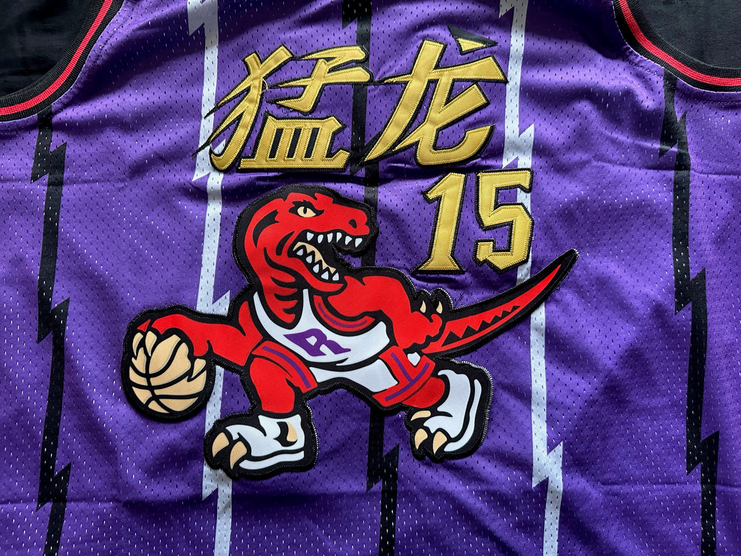 Retro Hardwood Classics Toronto Raptors Carter Basketball Vest Large