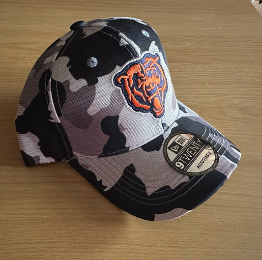 Chicago Bears NFL Camo Baseball Cap Multicolour New With Sticker