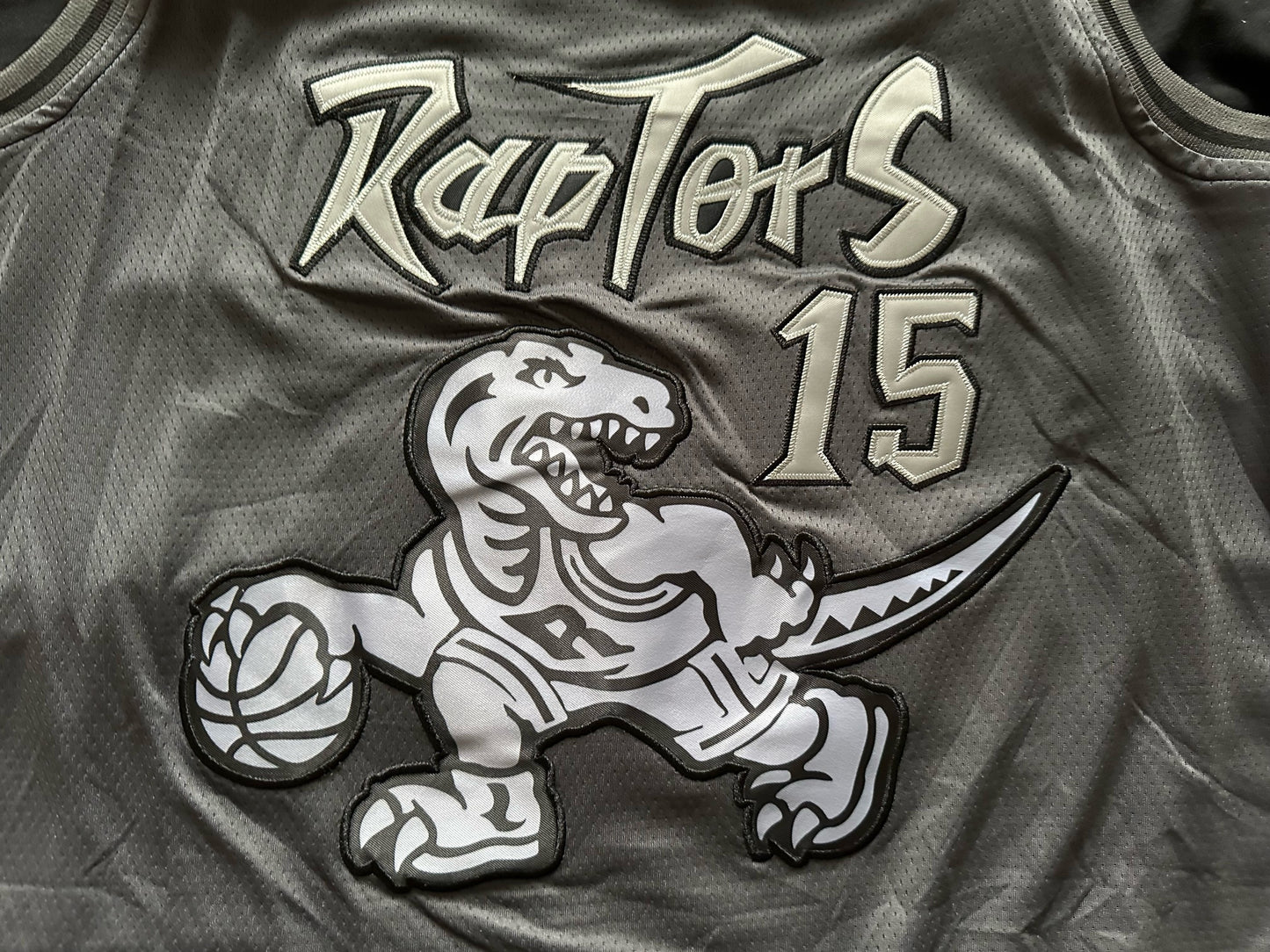 Retro Hardwood Classics Toronto Raptors Carter Basketball Vest Large