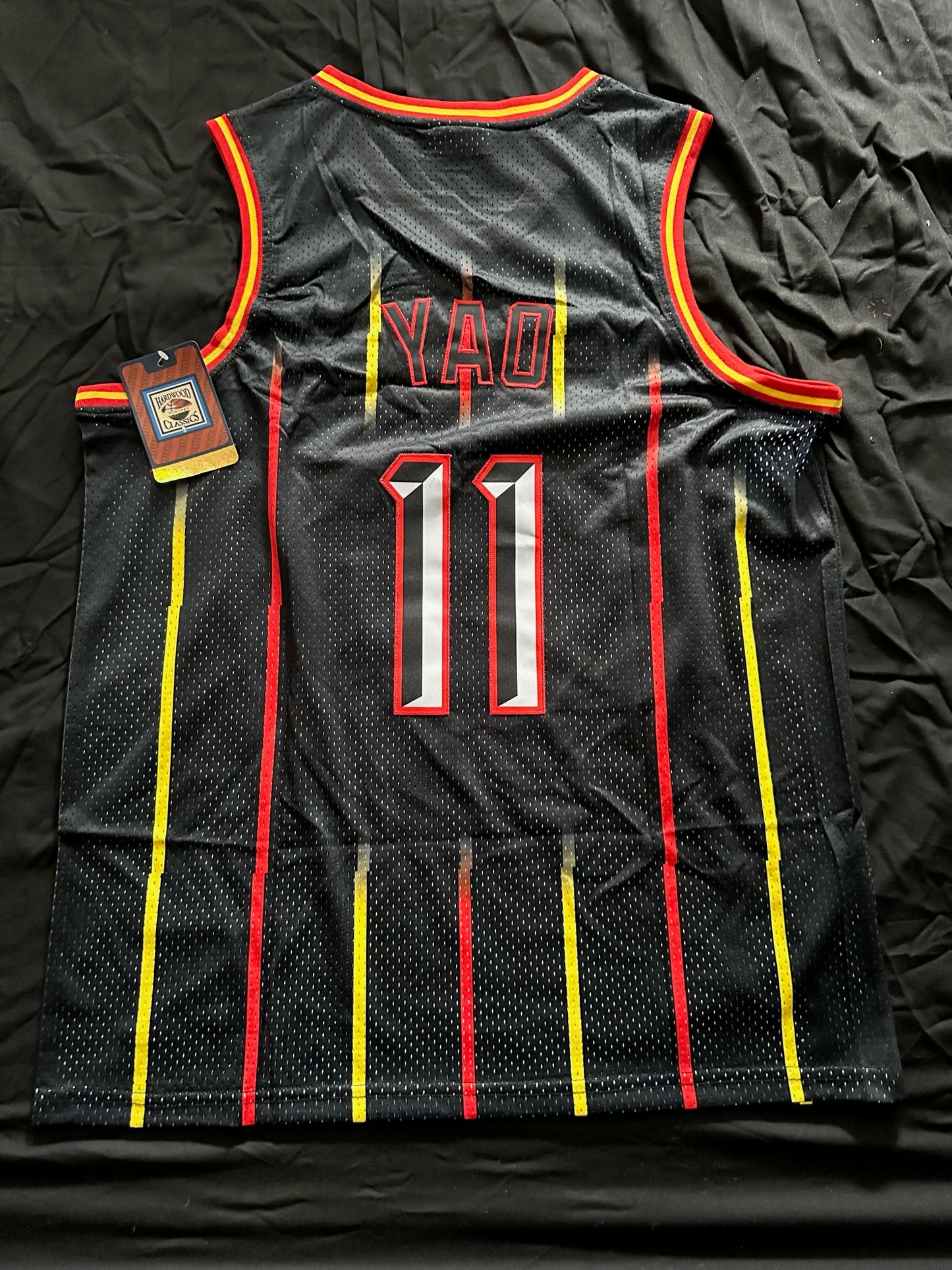 Retro Hardwood Classics Houston Rockets Yao Ming Basketball Vest Large