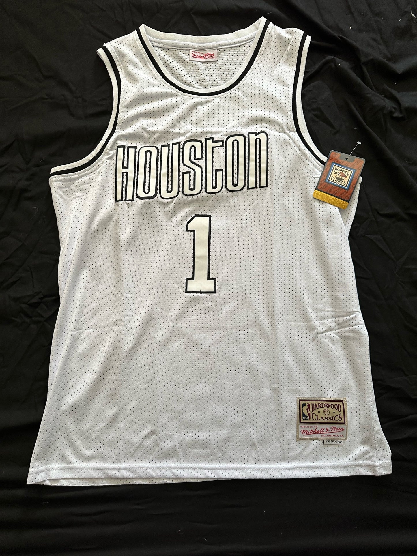 Retro Hardwood Classics Houston Rockets McGrady Basketball Vest Large