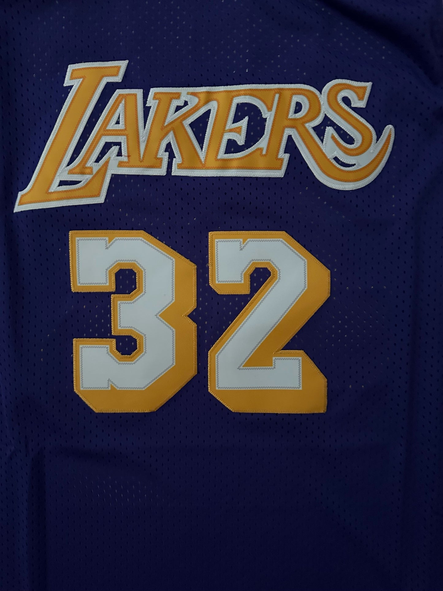 Los Angeles LA Lakers NBA Hardwood Classics Johnson Basketball Vest Large 32 Purple