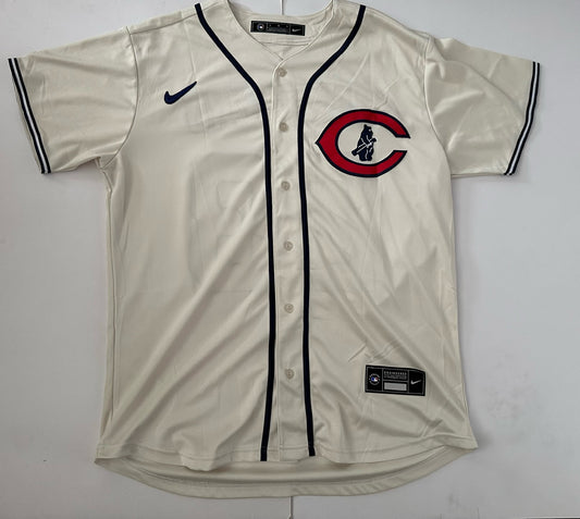 Chicago Cubs MLB Baseball Shirt Large Sandberg 23 White