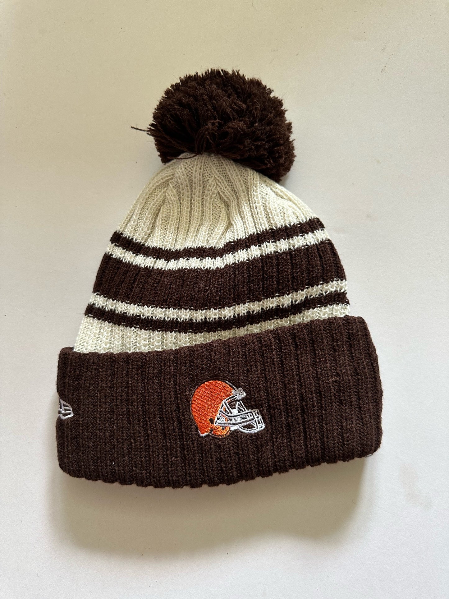 Cleveland Browns NFL Bobble Beanie Multi Colour With Tags on