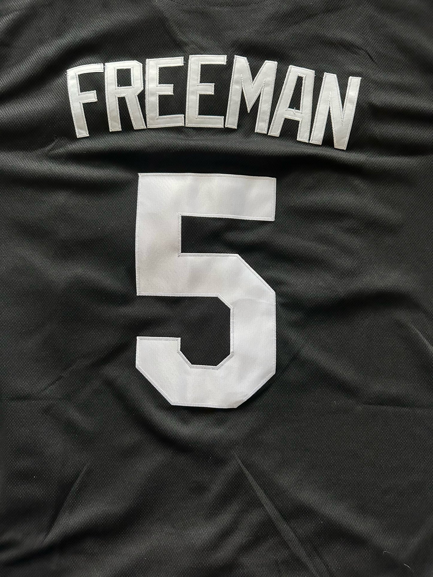 Los Angeles LA Dodgers MLB Baseball Shirt Large Freeman 5 Black Large