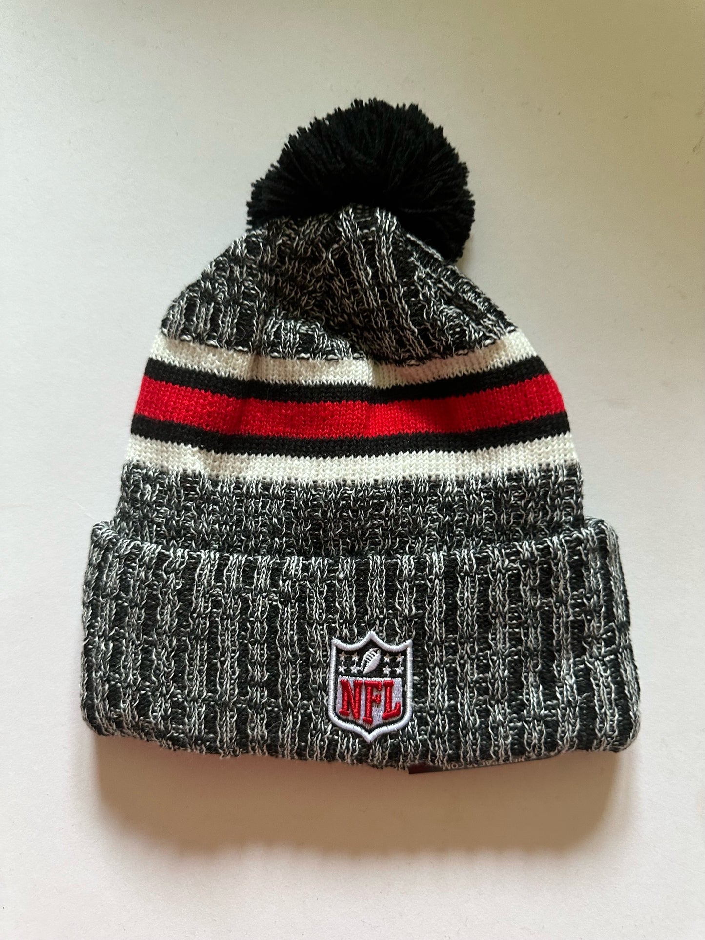 Atlanta Falcons NFL Bobble Beanie Multi Colour With Tags on