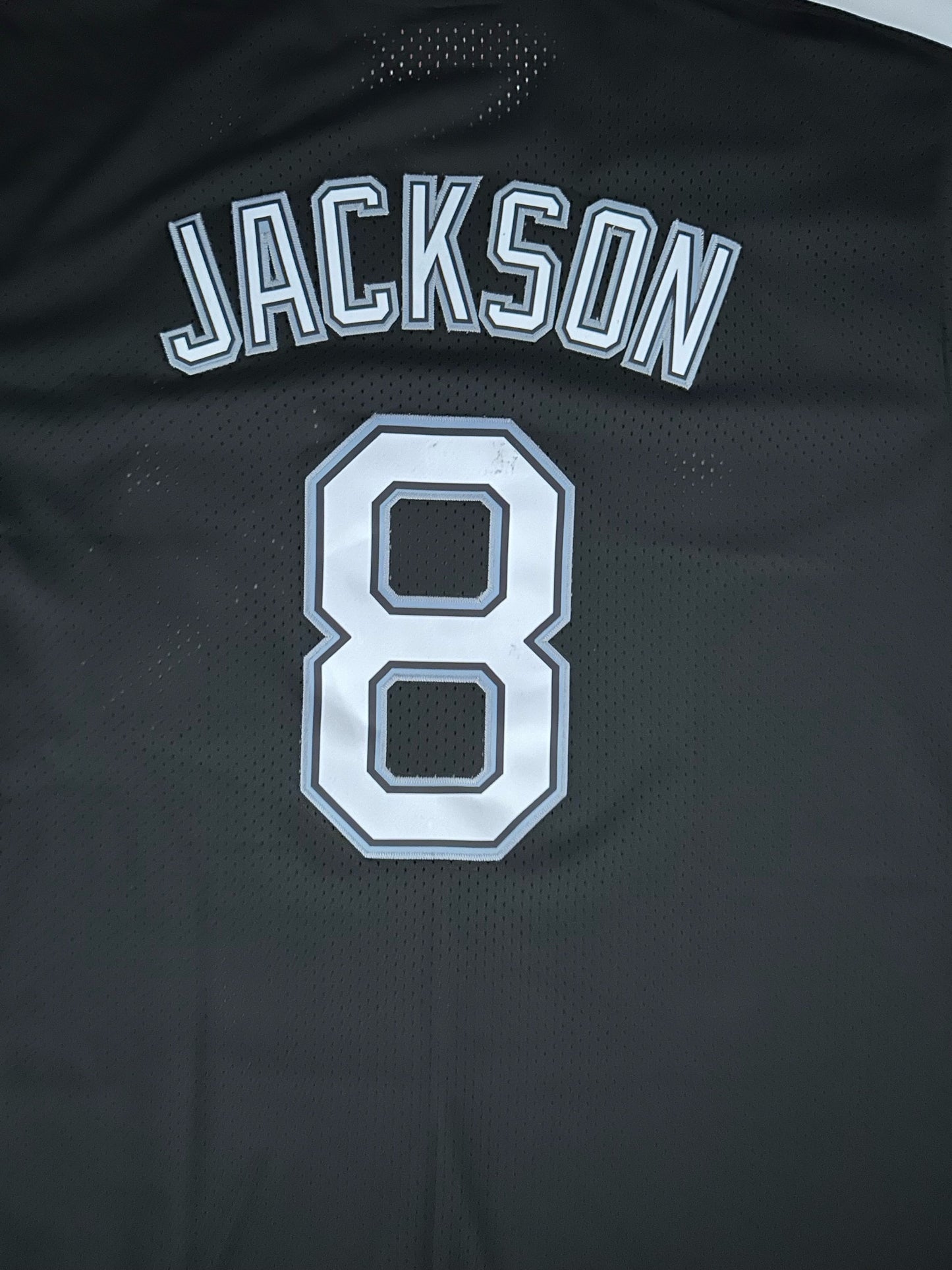 Chicago White Sox MLB Baseball Shirt Large Jackson 8 Black