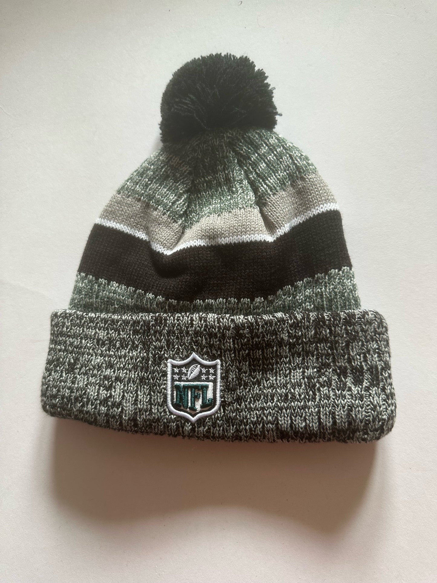 Philadelphia Eagles NFL Bobble Beanie Multi Colour With Tags on