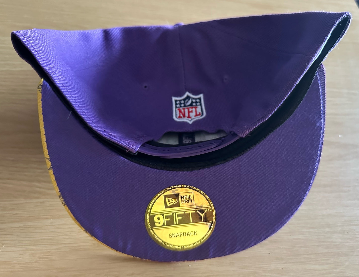 Minnesota Vikings NFL SnapBack Baseball Cap Multicolour New With Sticker