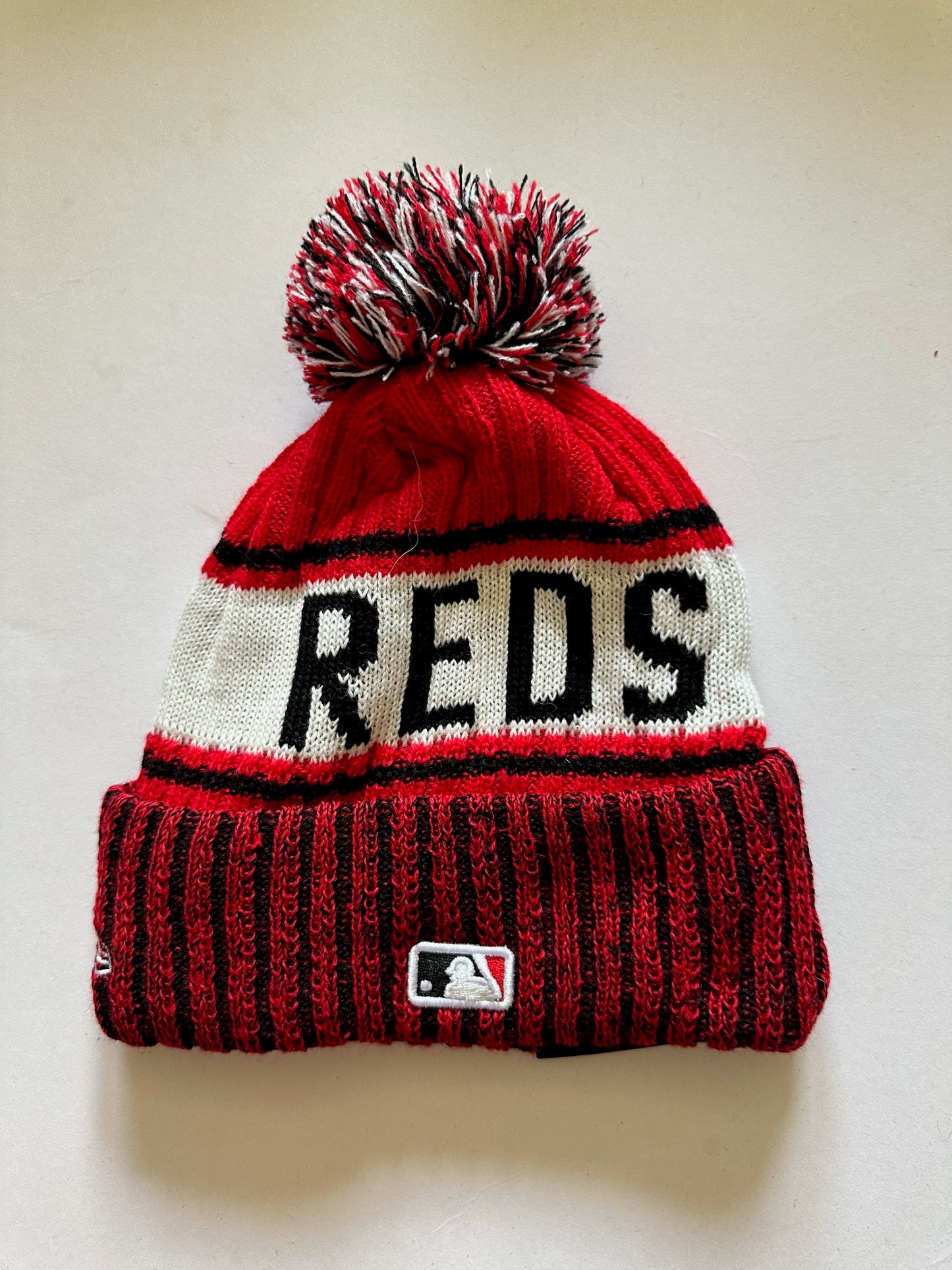 Cincinnati Reds MLB Bobble Beanie Multi Colour With Tags on