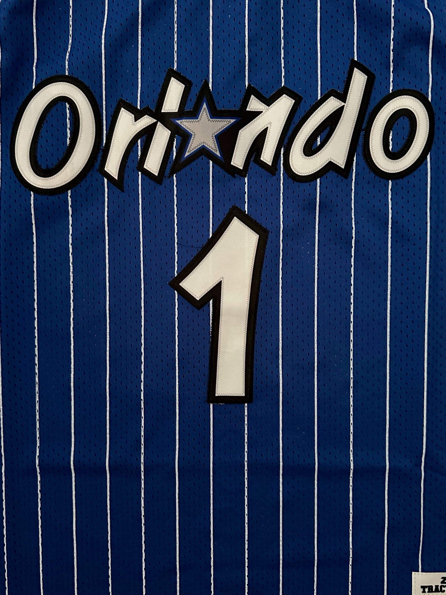 Orlando Magic NBA Hardwood Classics Basketball Vest Large McGrady 1 Blue