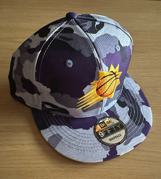 Phoenix Suns NBA SnapBack Camo Baseball Cap Multicolour New With Sticker