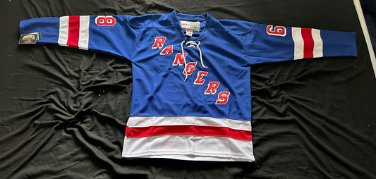 CCM New York Rangers Jagr Hockey Shirt Blue Large