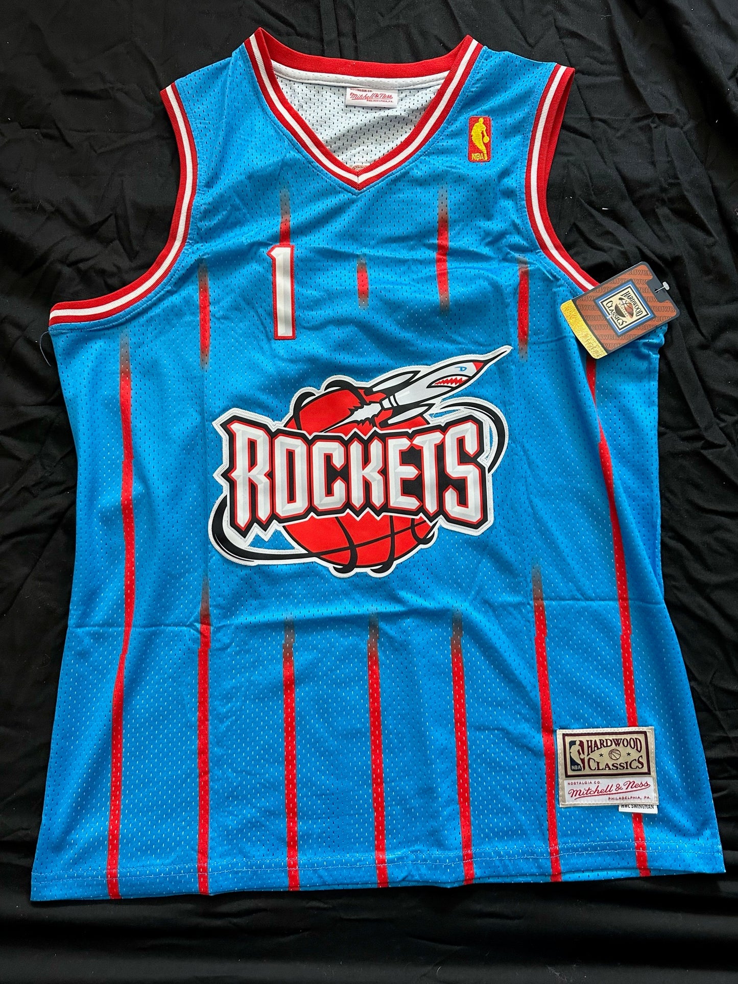 Retro Hardwood Classics Houston Rockets McGrady Basketball Vest Large