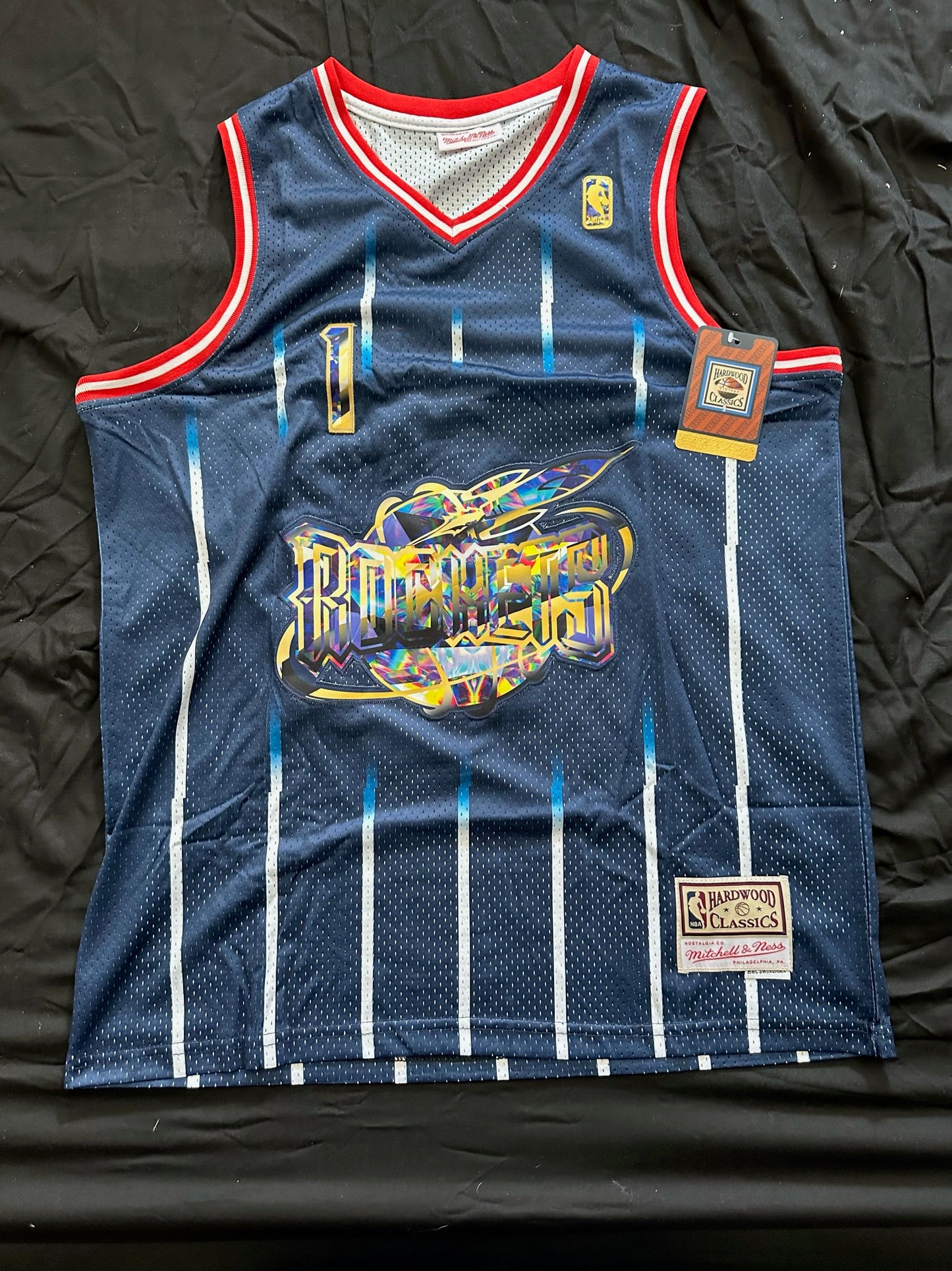 Retro Hardwood Classics Houston Rockets McGrady Basketball Vest Large