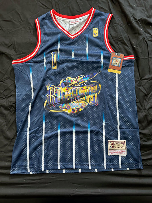 Retro Hardwood Classics Houston Rockets McGrady Basketball Vest Large